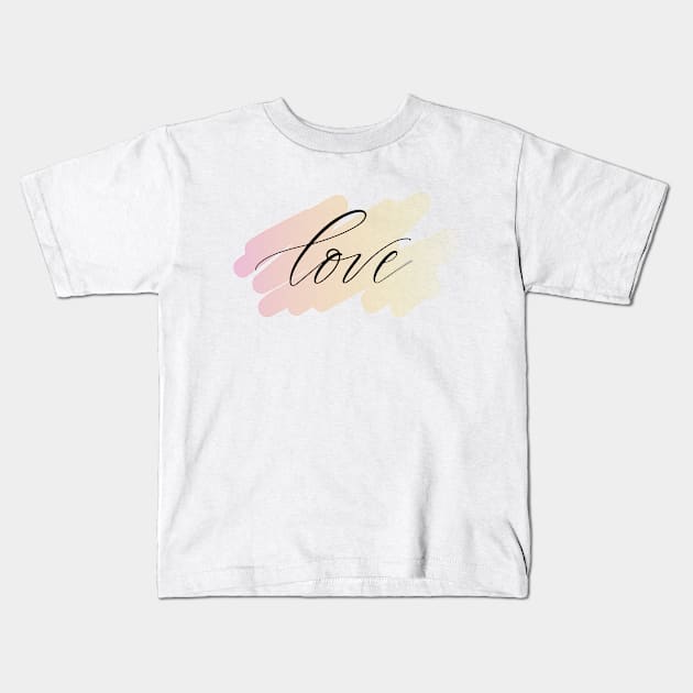 Love Kids T-Shirt by ElizAlahverdianDesigns